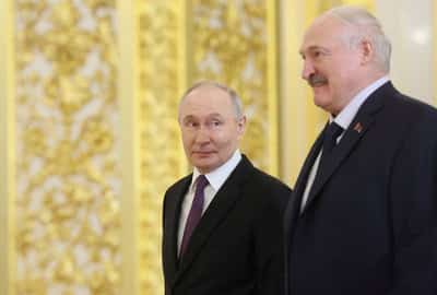 Image for Putin, Lukashenko to hold talks on Friday at tense point in Ukraine war
