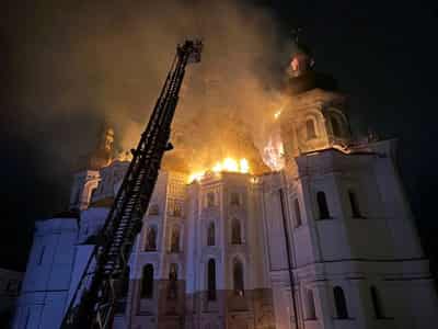 Image for Russia says it did not strike Kyiv monastery, says a U.S.-made Patriot air defence missile did