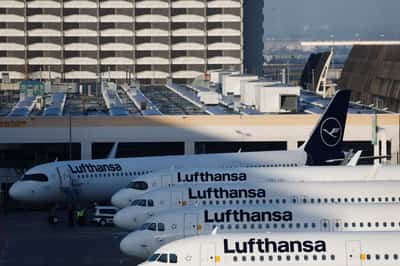 Image for Lufthansa says majority of flights took place on first day of pilot strike
