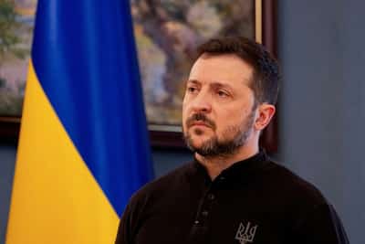Image for Ukraine's Zelenskiy says he discussed security guarantees with NATO's Rutte