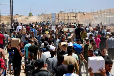Image for No aid supplies left, staff starves in Gaza, Norwegian Refugee Council says