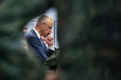 Image for Merz warns of more Russian hybrid attacks as he reaffirms support for Ukraine