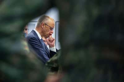 Image for Merz warns of more Russian hybrid attacks as he reaffirms support for Ukraine