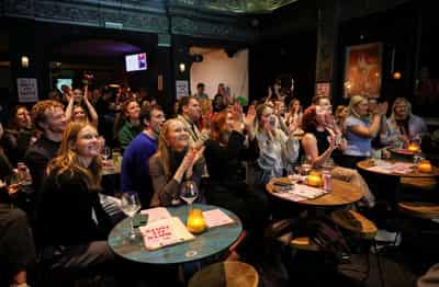 Image for In London's pubs, love gets a PowerPoint makeover