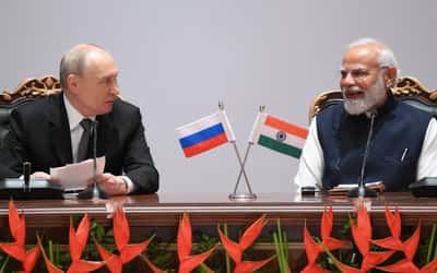 Image for Russia praises Modi for lifting millions out of poverty during record rule