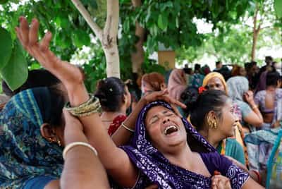 Image for Anxious families await dental identification of Air India crash victims