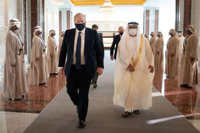 Image for UK’s Johnson in Gulf to ask Saudi and UAE to pump more oil