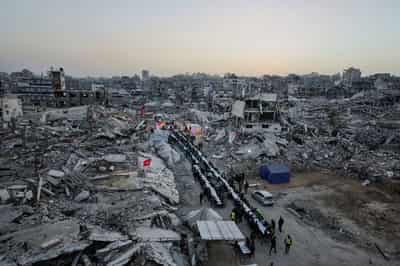 Image for Israeli forces and Hamas committed atrocity crimes in Gaza, UN report says