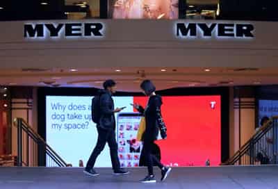 Image for Australia's Myer drops 12% as retailer flags sharp slowdown in consumer demand