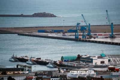 Image for EU post-Brexit imports from UK halve in Jan-Feb, trade surplus rises