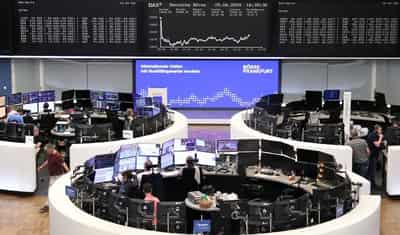Image for European stocks rally after first round of French vote