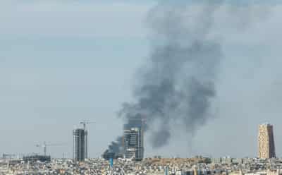 Image for Saudi intercepts four ballistic missiles launched towards Riyadh ahead of foreign ministers' meeting