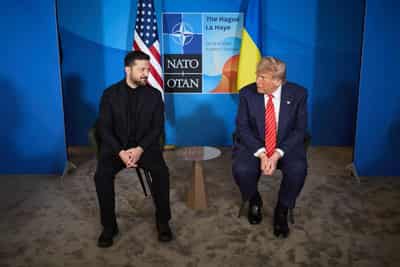 Image for Trump says US will send more weapons to Ukraine