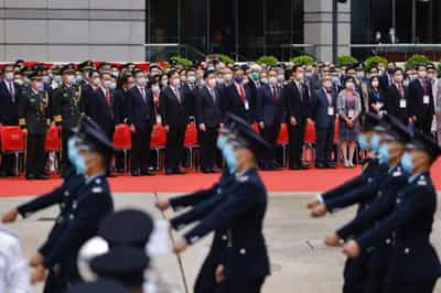 Image for Hong Kong&#8217;s acting chief executive says freedoms guaranteed under security law