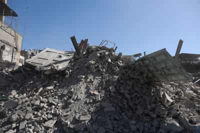 Image for Bombardment unleashes terror in Tehran with no sign of protests