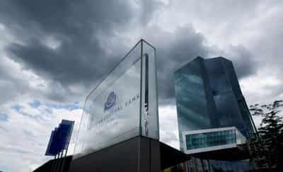 Image for ECB keeps rates steady, nudges up growth forecast