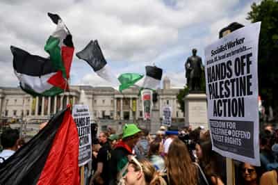 Image for UK campaign group Palestine Action to challenge government ban