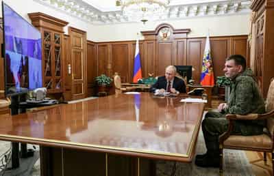 Image for Commanders tell Putin that Russia has captured Siversk, Ukrainian military denies it