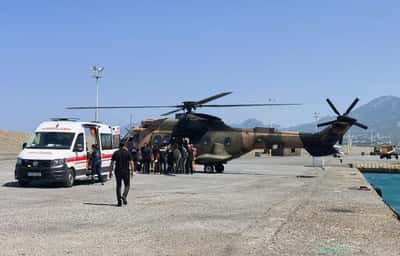 Image for At least eight die, 17 missing after ferry capsizes off North Cyprus