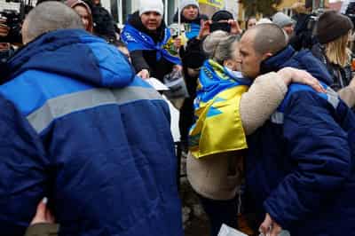 Image for Ukraine returns 300 soldiers in second day of POW swaps with Russia, Zelenskiy says