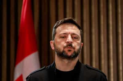 Image for Ukraine's Zelenskiy: Russia's defence of Iran shows need to tighten sanctions