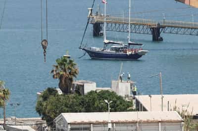 Image for Israel set to deport eight activists, including French MEP, over Gaza boat