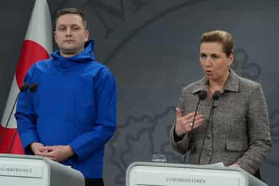 Image for Denmark, Greenland leaders meet Merz, heading to Paris to shore up support