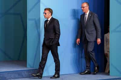 Image for Macron says Europe has stepped up in NATO ahead of Ukraine coalition summit