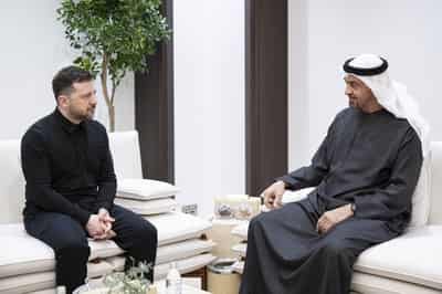 Image for Ukraine, UAE agree to cooperate on defence, Zelenskiy says