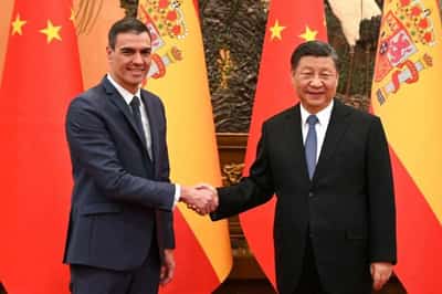Image for In Beijing, Spanish PM urges Xi to speak with Ukraine’s Zelenskiy