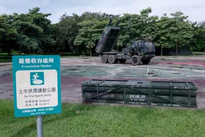 Image for Taiwan deploys advanced US HIMARS rockets in annual drills