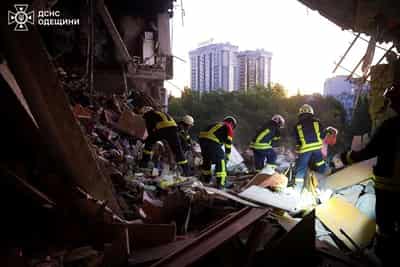 Image for Russian overnight attack hit Odesa region sea ports, damaged logistics sites, Ukrainian official says