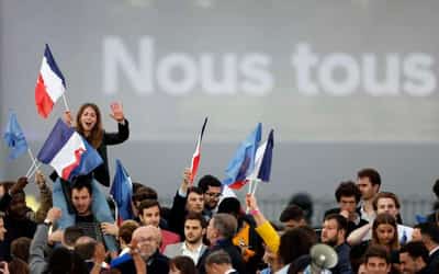 Image for In troubled France, no honeymoon for re-elected Macron