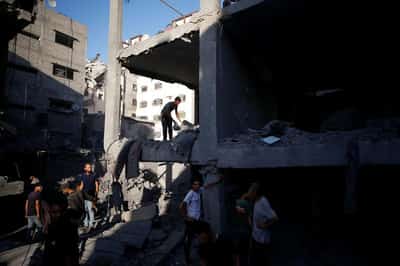 Image for Trump says Gaza ceasefire is possible within a week