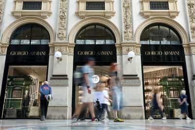 Image for Shoppers hunt for vintage Armani after designer's death