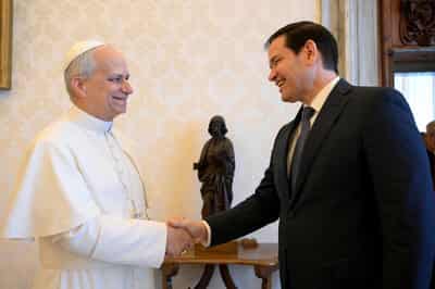 Image for Top US diplomat Rubio will have 'frank' dialogue with Pope Leo, ambassador says