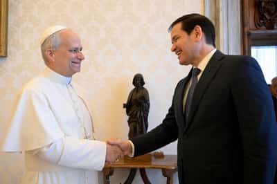 Image for Top US diplomat Rubio will have 'frank' dialogue with Pope Leo, ambassador says