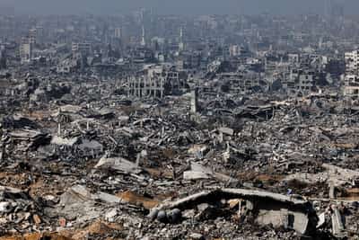 Image for Azerbaijan will only send peacekeepers to Gaza if fighting stops completely, source says