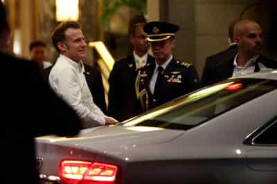Image for France may toughen stance on Israel if it continues blocking Gaza aid, Macron says