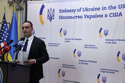 Image for With US bill's fate in balance, Ukraine to lobby US on Russia sanctions