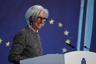 Image for Euro zone inflation at risk of going higher than forecast, Lagarde says