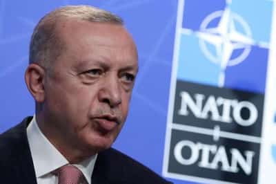 Image for Turkey’s Erdogan links Sweden NATO bid to return of ‘terrorists’