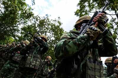 Image for Thai fighter jet bombs Cambodian targets as border battle escalates