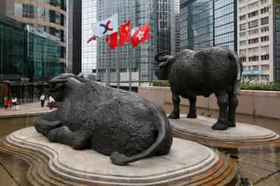 Image for Asia shares eye five-month winning streak; yen slumps