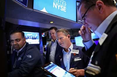 Image for Stocks, dollar, bond yields fall; economic data, Trump tariffs in focus