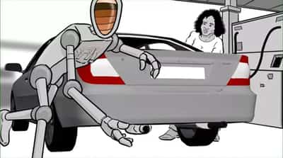 Image for Meet Nikola Farad: The Robot Educating Consumers on Electric Cars