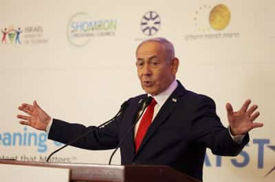 Image for Netanyahu says Israel's goal is not to take over Gaza, but free Gaza from Hamas