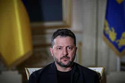 Image for Ukraine's Zelenskiy says intelligence shows Russia is preparing massive attack