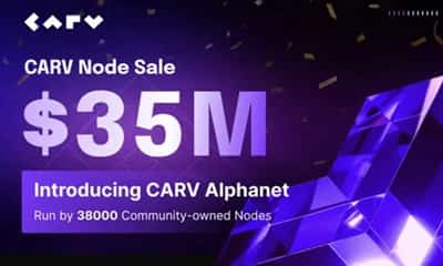 Image for CARV Launches Alphanet: $35M Node Sale Propels Decentralization Milestone