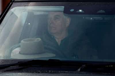 Image for King Charles' brother Andrew leaves Windsor home after latest Epstein revelations
